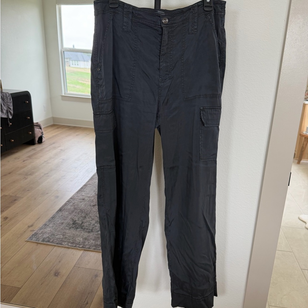 Women's Black Cargo Trousers
